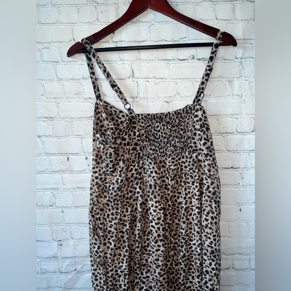 Torrid Brown & Black cheetah print sleeveless dress size 1X - Picture 7 of 8
